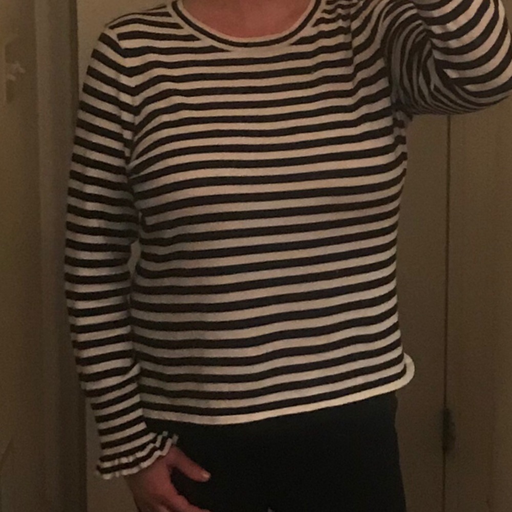 Striped lightweight sweater, size L